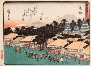 Hamamatsu door Ando or Utagawa Hiroshige