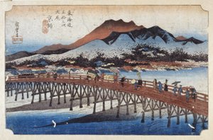 Keishi (Kyoto), Hoofdstad door Ando or Utagawa Hiroshige