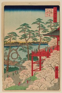 Kiyomizu-hal en Shinobazu-vijver in Ueno