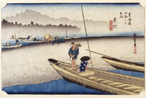 Mitsuke door Ando or Utagawa Hiroshige