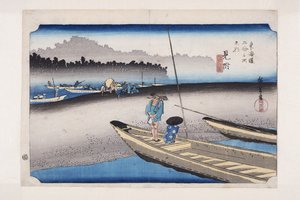Mitsuke: Uitzicht op Tenryū-rivier