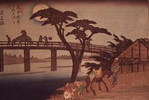 Maanlicht over Nagacubo, c.1840