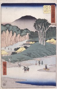 Station 27, Kakegawa door Ando or Utagawa Hiroshige