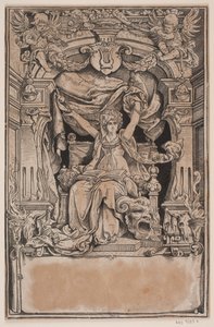 Titelblad en vignet voor een uitgave van "Faust", München 1884 door André Bork