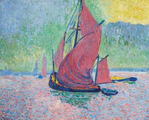 De rode zeilen door Andre Derain