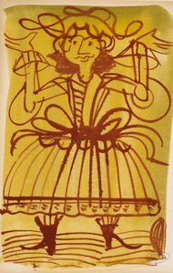Figuur met opgeheven armen door Andre Derain