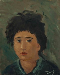 Portret van een vrouw door Andre Derain