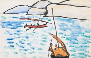 Zeilboten door Andre Derain