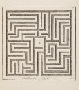 Ontwerp voor Parterre, uit Theatre des Plans et Jardinages, pub.1652 door André Mollet