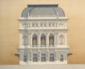 Opera Comique, Salle favart, Parijs, Frankrijk door Andras Kaldor
