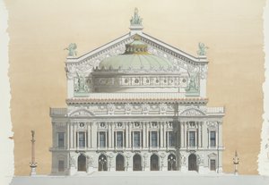 Opera Garnier, Parijs, Frankrijk door Andras Kaldor