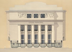 Opera Municipal, Marseille, Frankrijk door Andras Kaldor