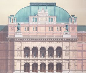 Staatsopera, Wenen, Oostenrijk (detail)