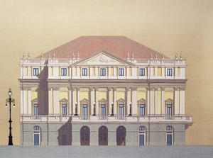 Teatro alla Scala, Milaan, Italië door Andras Kaldor