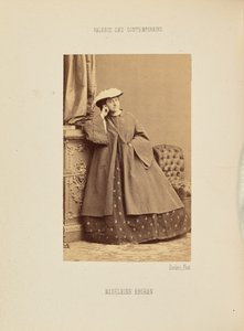 Madeleine Brohan door Andre Adolphe Eugene Disderi