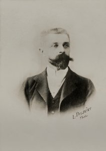 Portret van de Franse schilder Andre Brouillet ( 1857