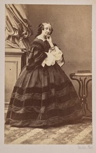 Portret van de ballerina Marie Taglioni 1804-1884 door Andre Adolphe Eugene Disderi