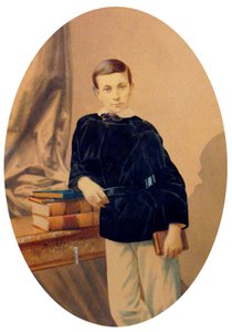 Prins Albert I van Monaco, c.1860 door Andre Adolphe Eugene Disderi