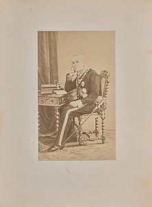 Zijne Excellentie Graaf Louis Cibrario door Andre Adolphe Eugene Disderi