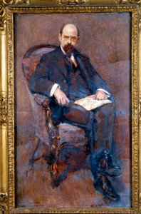 Portret van Emile Vandervelde, Belgische politicus
