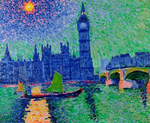 Big Ben, Londen, ca. 1906-7 (olieverf op doek)
