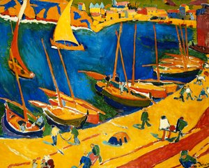 Collioure: De vissershaven; Collioure: De haven van Peche