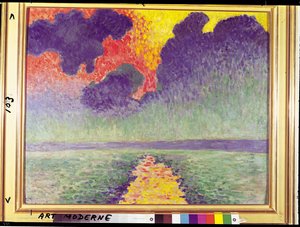 Effect van de zon op het water, Londen door Andre Derain