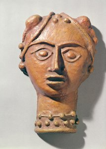 Kop van een vrouw (brons) door Andre Derain