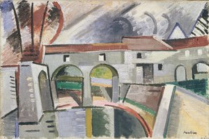 Molen aan de Marne door Andre Derain