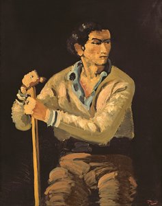 De zigeuner (olieverf op doek) door Andre Derain