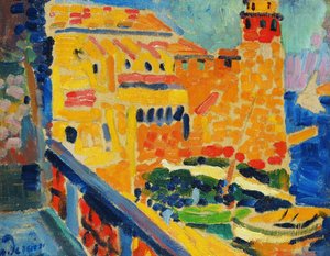De vuurtoren van Collioure door Andre Derain