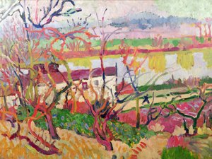 De rivier of, Zomermiddag door Andre Derain