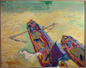 De twee schuiten door Andre Derain