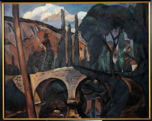 De oude brug door Andre Derain