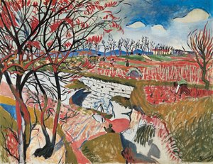 Wijngaarden in de lente door Andre Derain