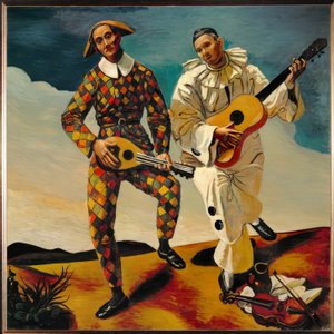 Twee clowns door Andre Derain