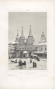 De Opstandingspoort in Moskou door Andre Durand