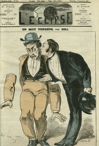 Een wraakzuchtig woord, de eerste heer laat zijn armen vallen als hij het woord 