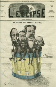 Auguste Vacquerie (1819-1895), Victor Hugo (1802-1885), Charles Hugo (1826-1871), en Paul Meurice (1818-1905), Franse letterkundigen