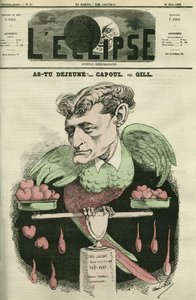 Capoul, acteur van de Opera Comique. Omslag in L
