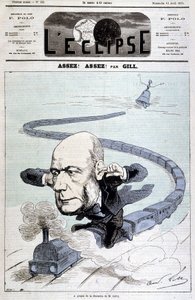 Cartoon over het ontslag van de heer Grévy - door Gill, in 