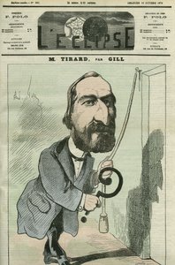 Cartoon door Pierre Tirard (1827-1893), Franse politicus. Omslag in 