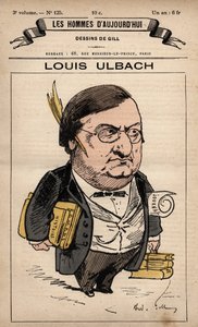 Cartoon van Louis Ulbach (1822-1889) uit 