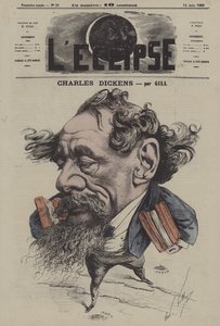 Charles Dickens door Gill door Andre Gill