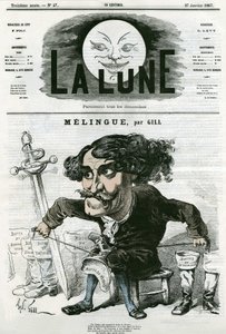 Portret van Etienne Marin Melingue