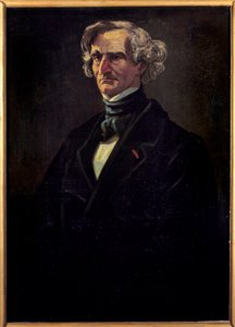 Portret van Hector Berlioz (1803-1869), Franse componist door Andre Gill