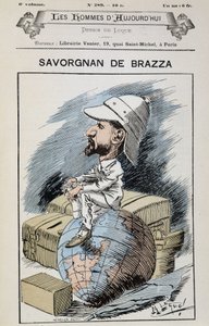 Savorgnan de Brazza - door Gill, in 