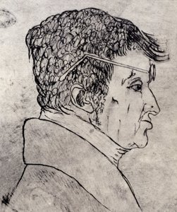 Zelfportret van Andre-Marie Ampere door Andre Marie Ampere