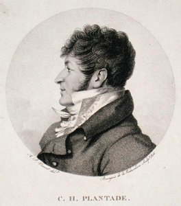 Portret van Charles-Henri Plantade (1764-1839) 1806 (gravure)