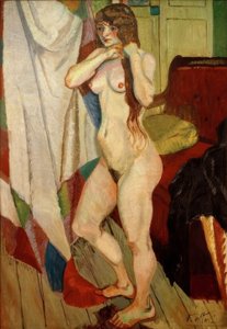 Suzanne Valadon kamt haar haar
